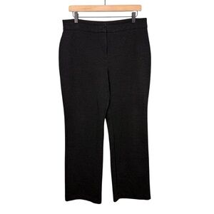 Chico’s Charcoal Gray Straight Leg Knit Ponte Pants